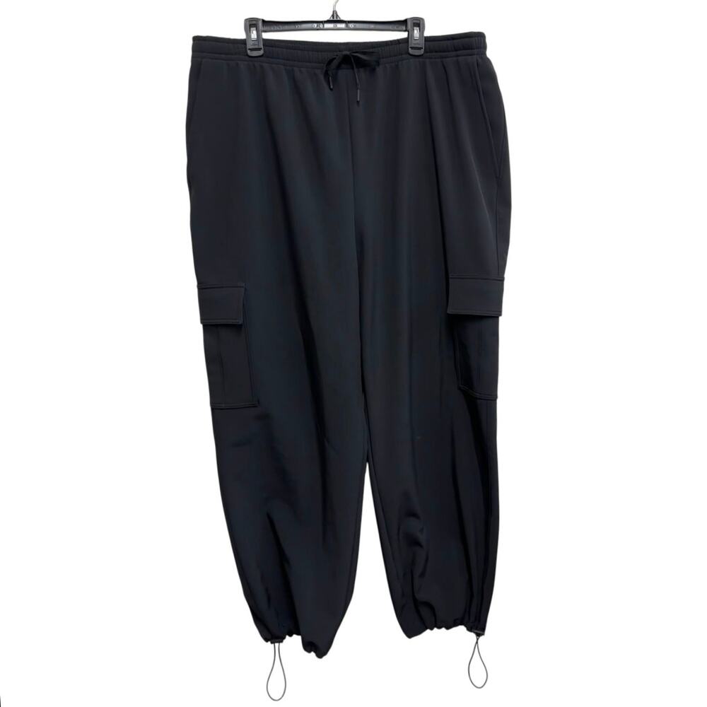 PINK‎ Victoria's Secret Black Cargo Jogger Pants XXL